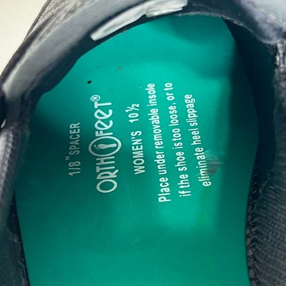 Orthofeet Quincy Stretch Casual Grey Women's Shoe Size 10 Wide - Picture 9 of 12